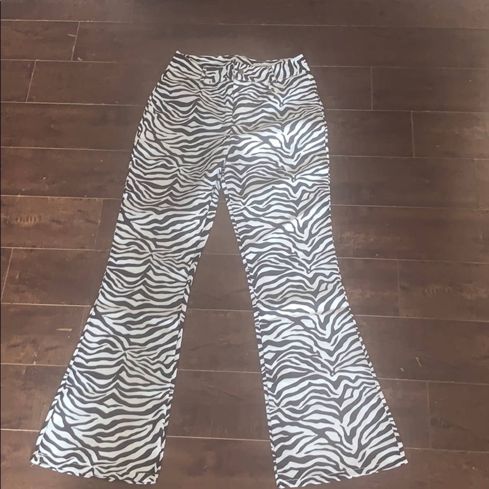 y2k Zebra Pants
